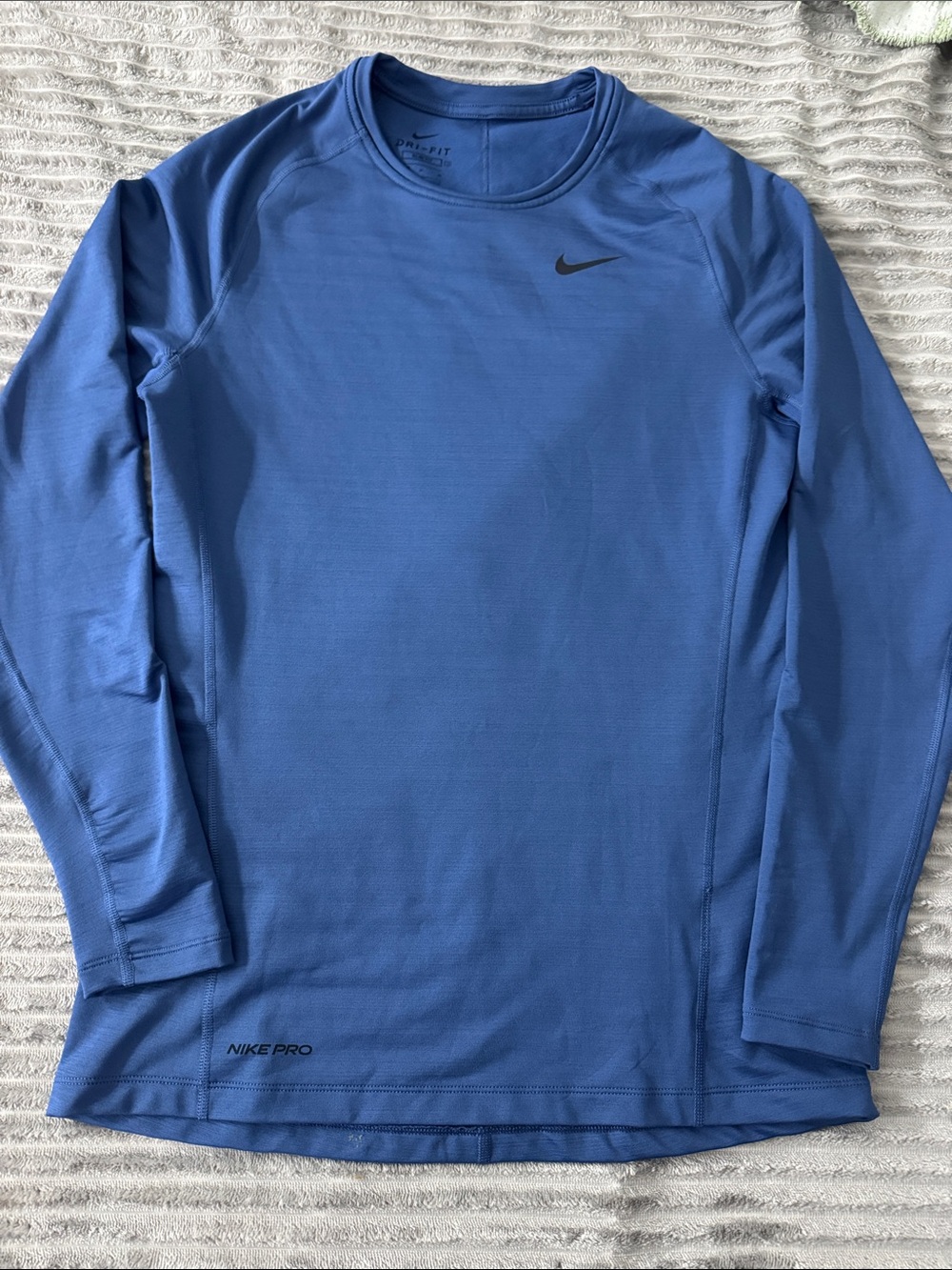 Nike Blue Long Sleeve Athletic Top